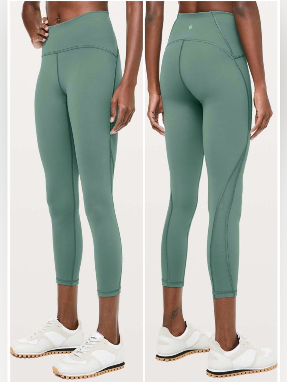 Lululemon Train Times Leggings Women’s Size 2 in Green Smoke
